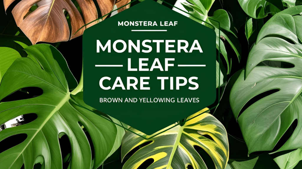 Monstera leaf care tips